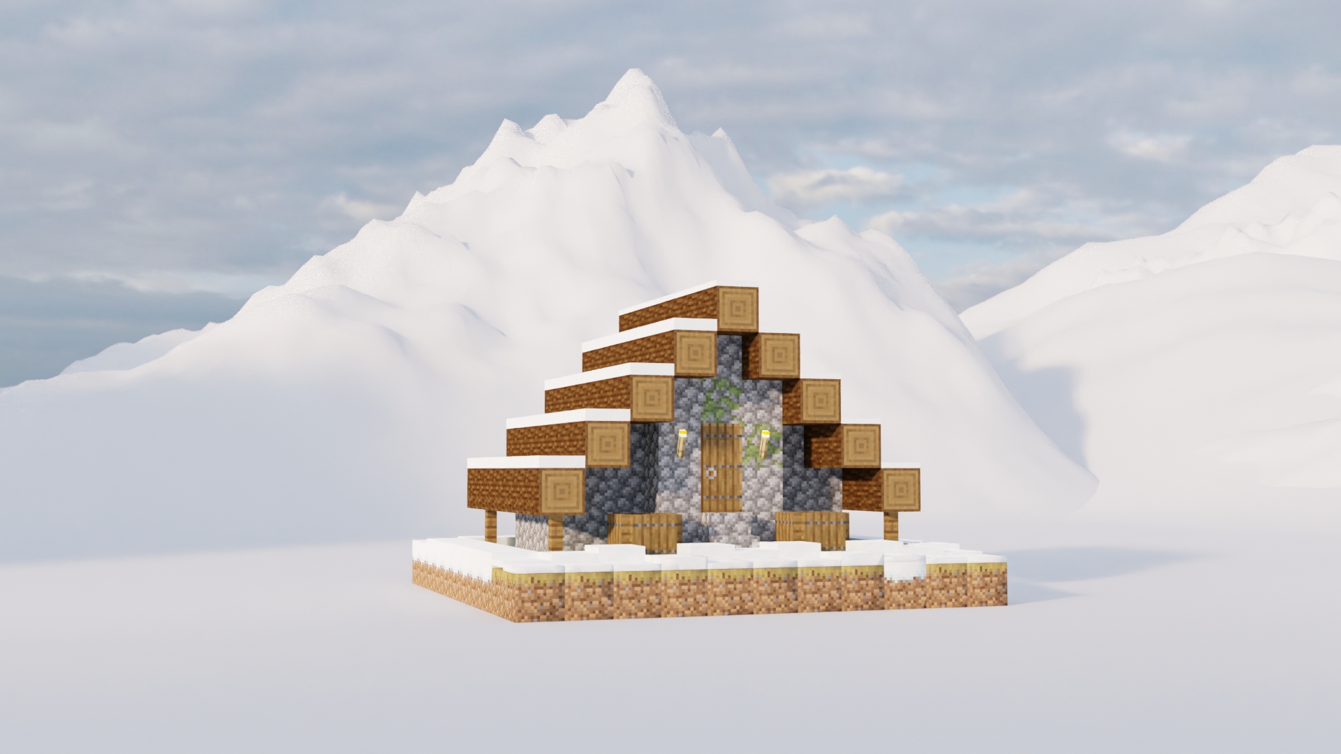 Minecraft Snow house 2022 preview image 1